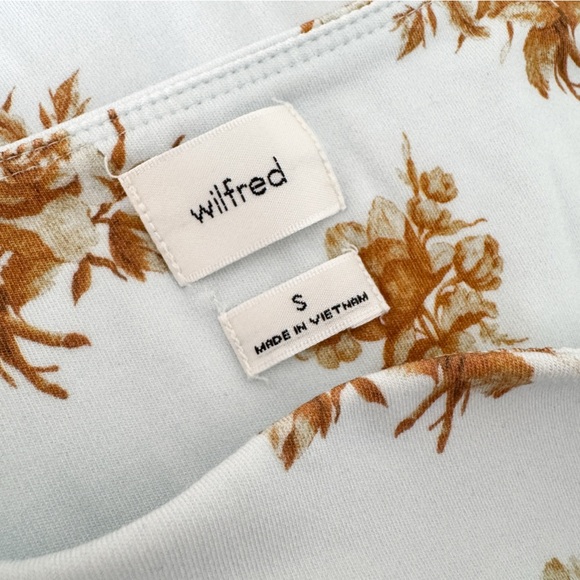 WILFRED • New Saturn Mini Dress in Snowmelt/Maplewood - Picture 10 of 12